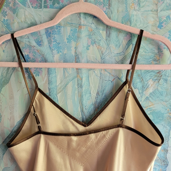 Sold90s Vintage Satin Slip Chemise Sensara - Picture 5 of 8